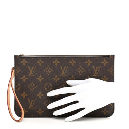 Louis Vuitton Monogram Neverfull MM GM Pochette 2 of 10