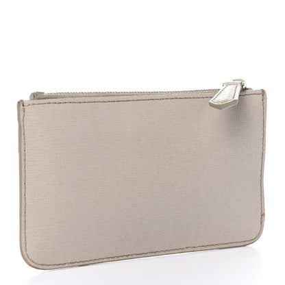Fendi Vitello Elite Crystal Eye Monster Zip Pouch Grigio Polvere Ribes Multicolor 4 of 9