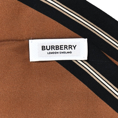 Burberry Silk Vintage Check Logo Print Skinny Scarf 3 of 3