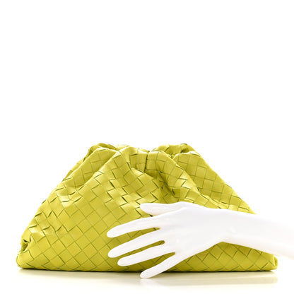 Bottega Veneta Nappa Maxi Intrecciato The Pouch Oversized Clutch Kiwi 2 of 14