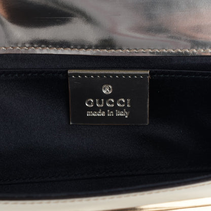 Gucci Patent Padlock Clutch Gold 6 of 7