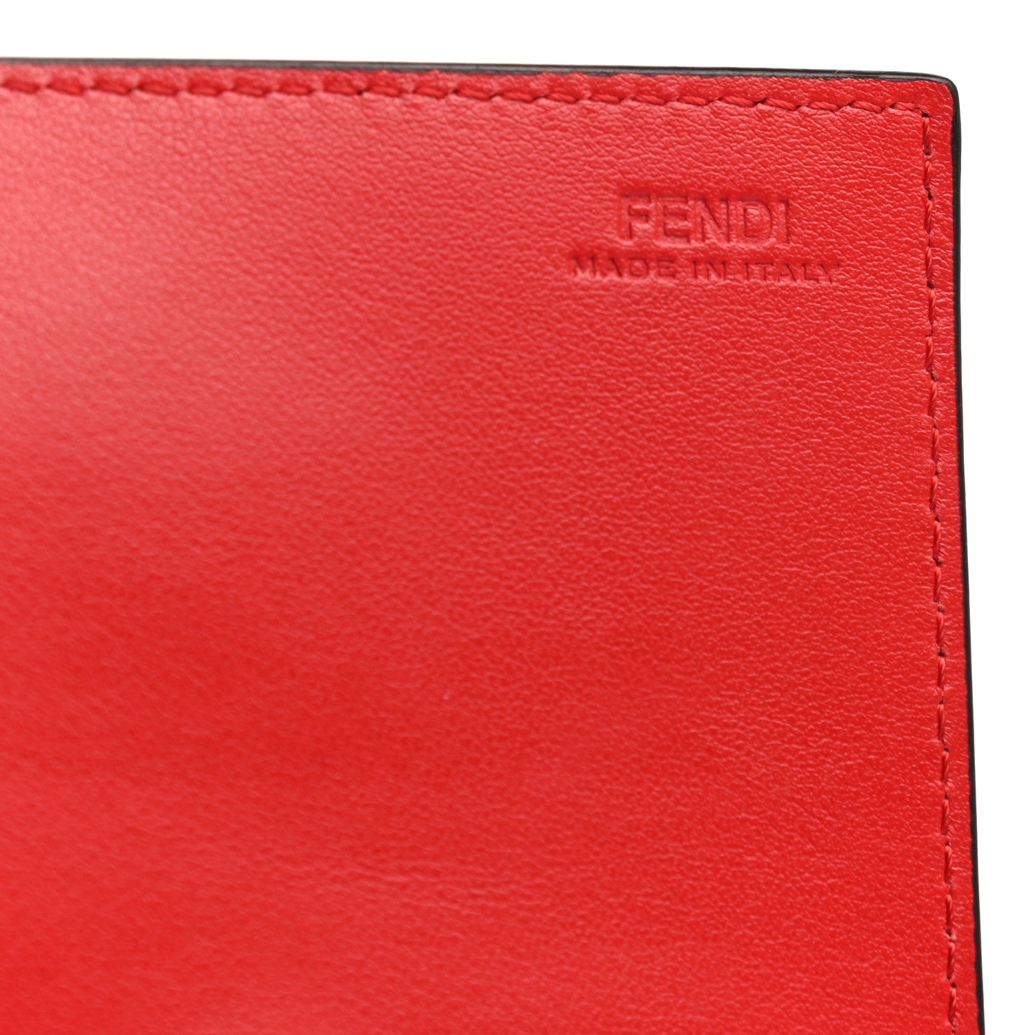 Fendi Vitello Liberty Century Lucido By The Way Continental Wallet On Chain Rosso 7 of 10