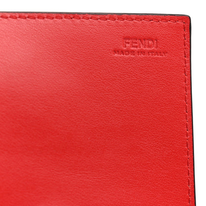 Fendi Vitello Liberty Century Lucido By The Way Continental Wallet On Chain Rosso 7 of 10