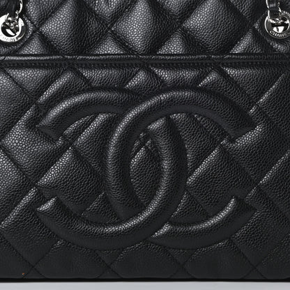 Chanel Caviar Quilted Timeless CC Soft Tote Black 8 of 11