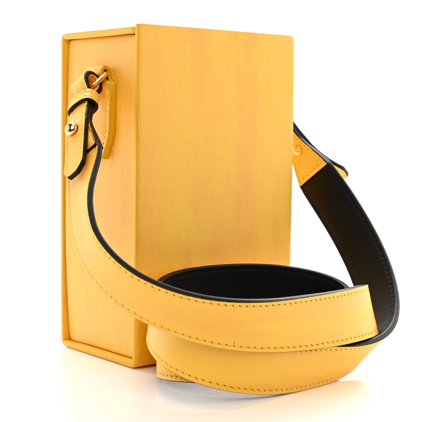 Vitello Fluffy Logo Vertical Box Yellow Box Black