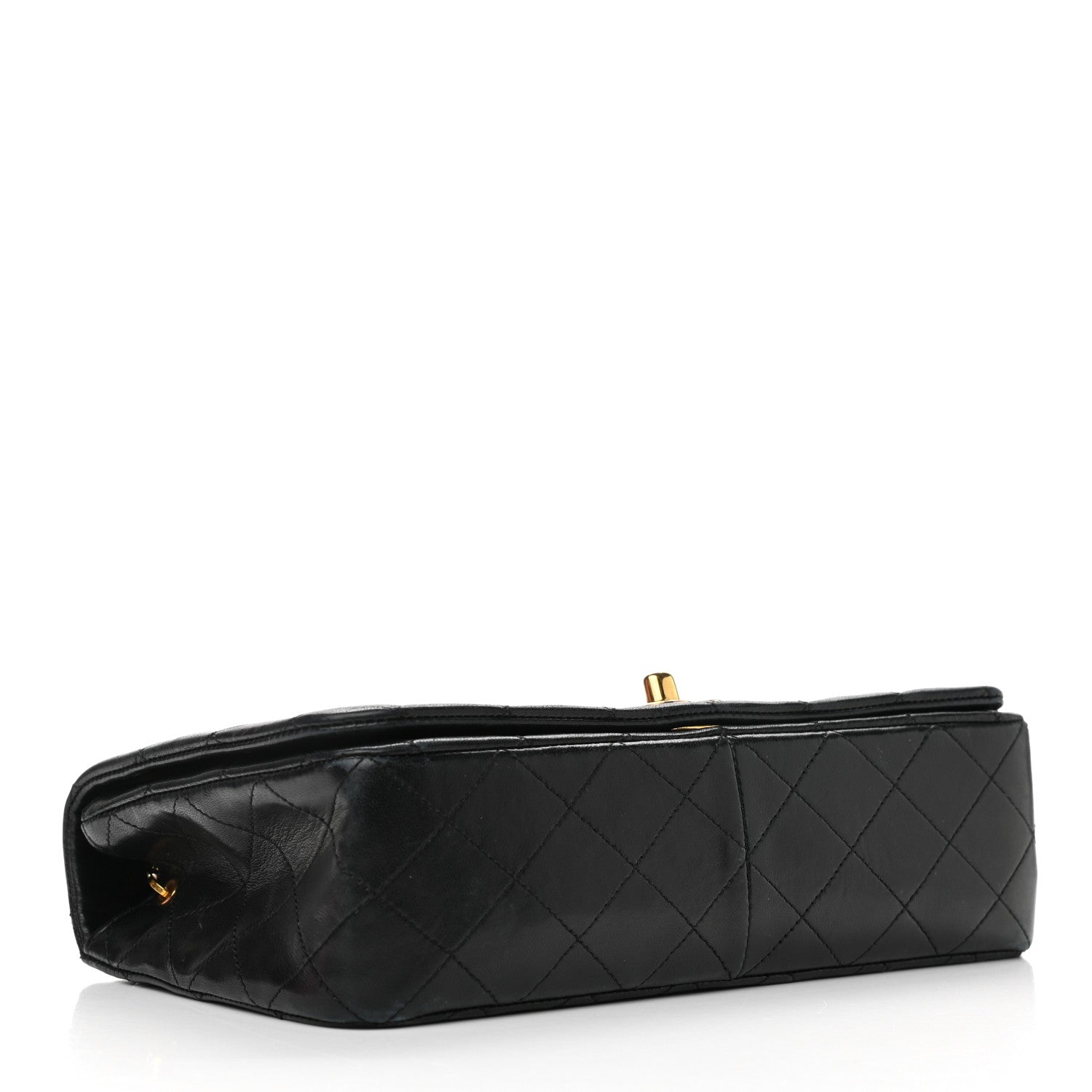 Chanel Lambskin Quilted Small Single Flap Black 4 of 13