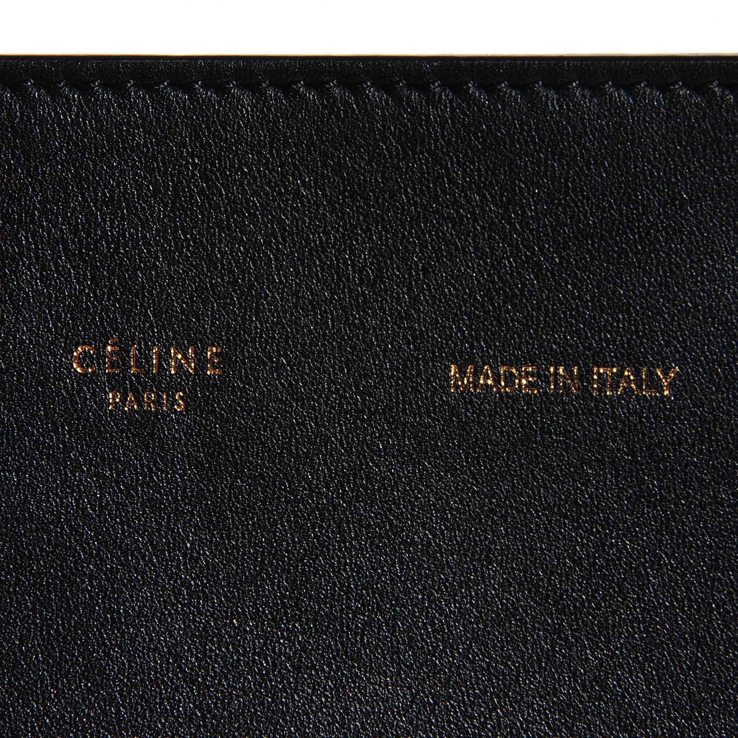 Celine Smooth Calfskin Triple Shopper Tote Black 7 of 8