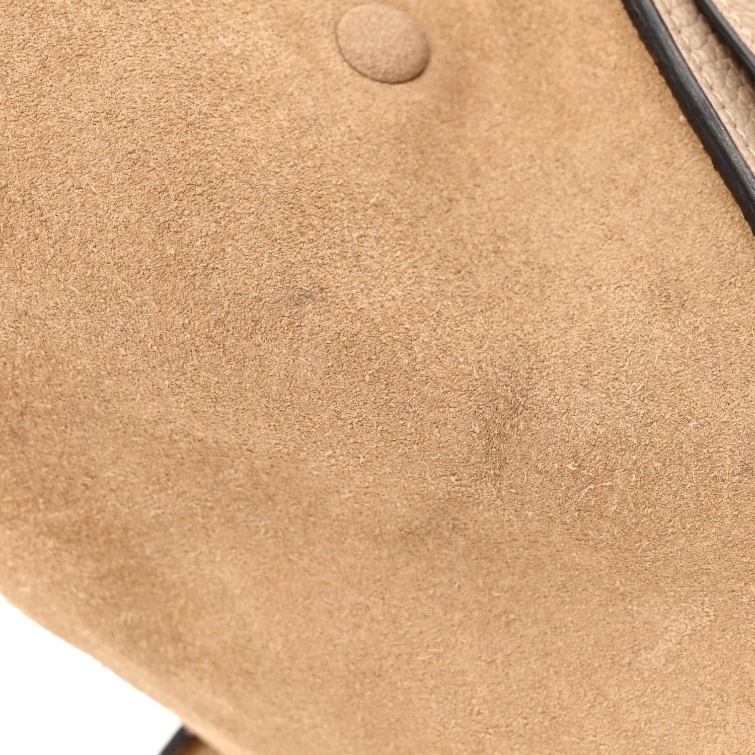 Celine Drummed Calfskin Suede Large Trapeze Dune 15 of 16
