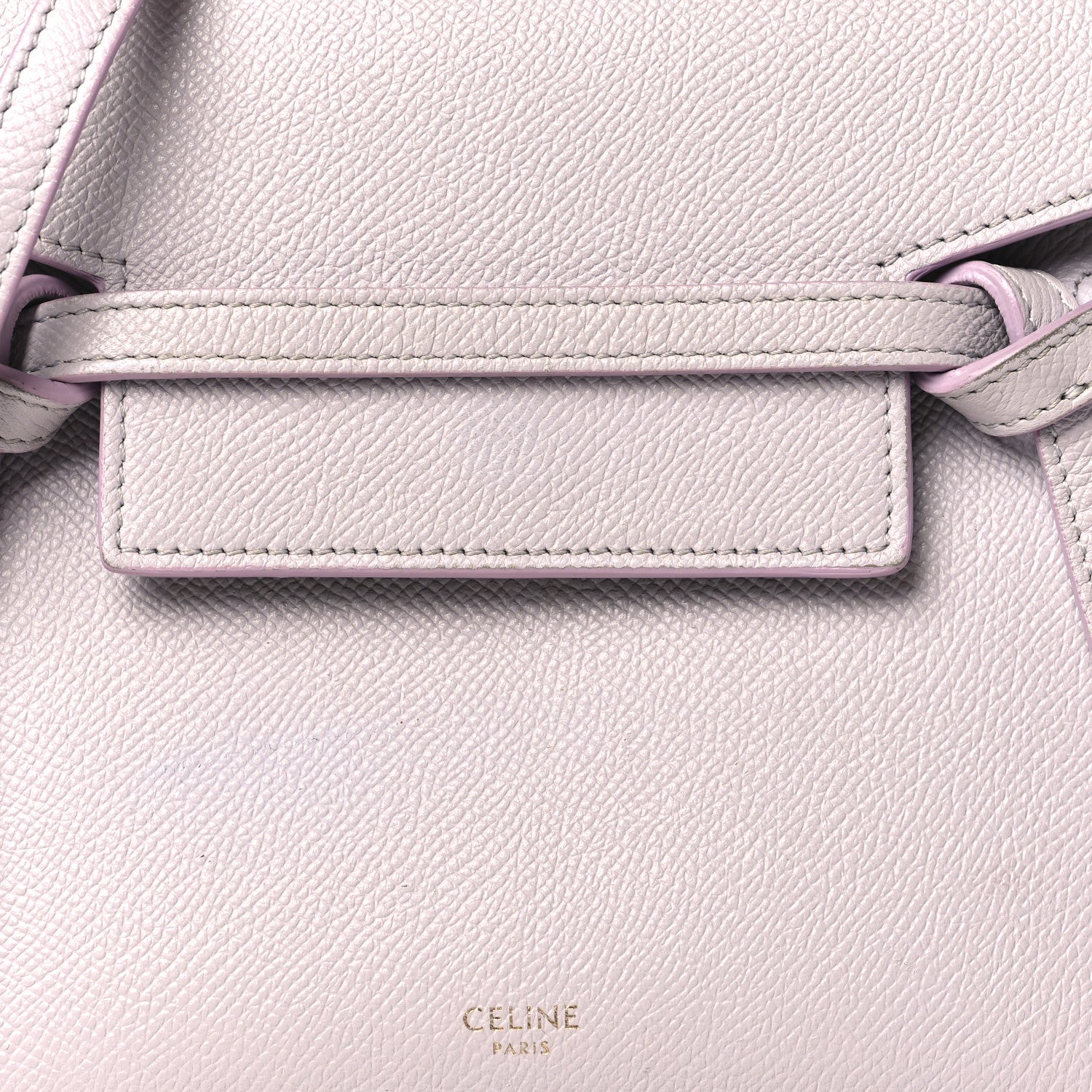 Celine Grained Calfskin Nano Belt Bag Lavender Grey 8 of 14