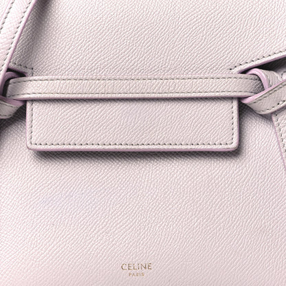 Celine Grained Calfskin Nano Belt Bag Lavender Grey 8 of 14