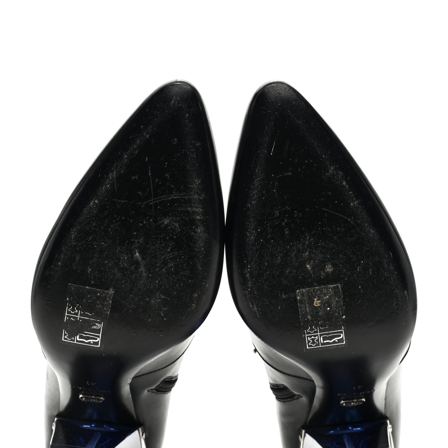 CHRISTIAN DIOR Soft Calfskin Ankle Boots 41 Black