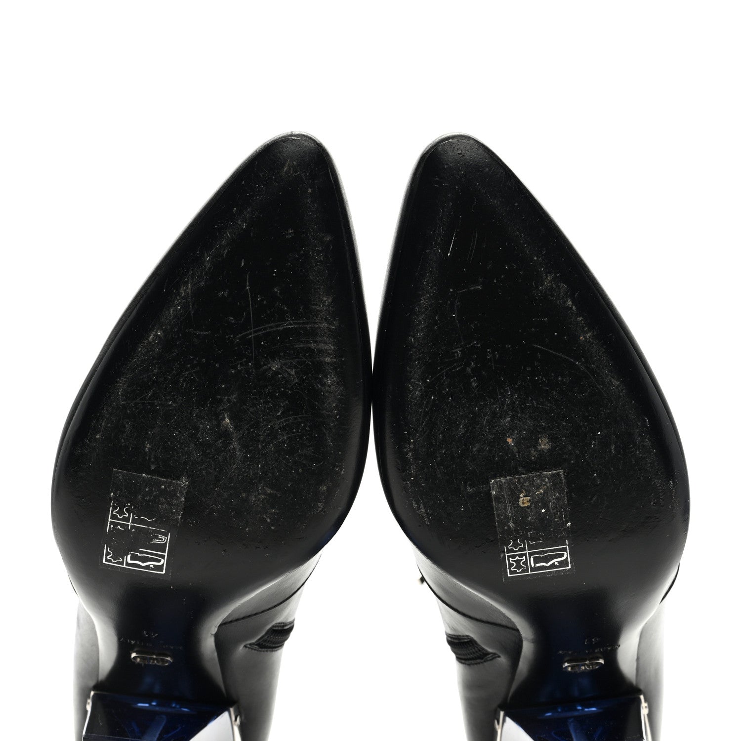 Christian Dior CHRISTIAN DIOR Soft Calfskin Ankle Boots 41 Black 6 of 8