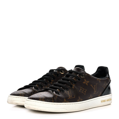 Louis Vuitton Patent Monogram Frontrow Sneakers 38 3 of 9