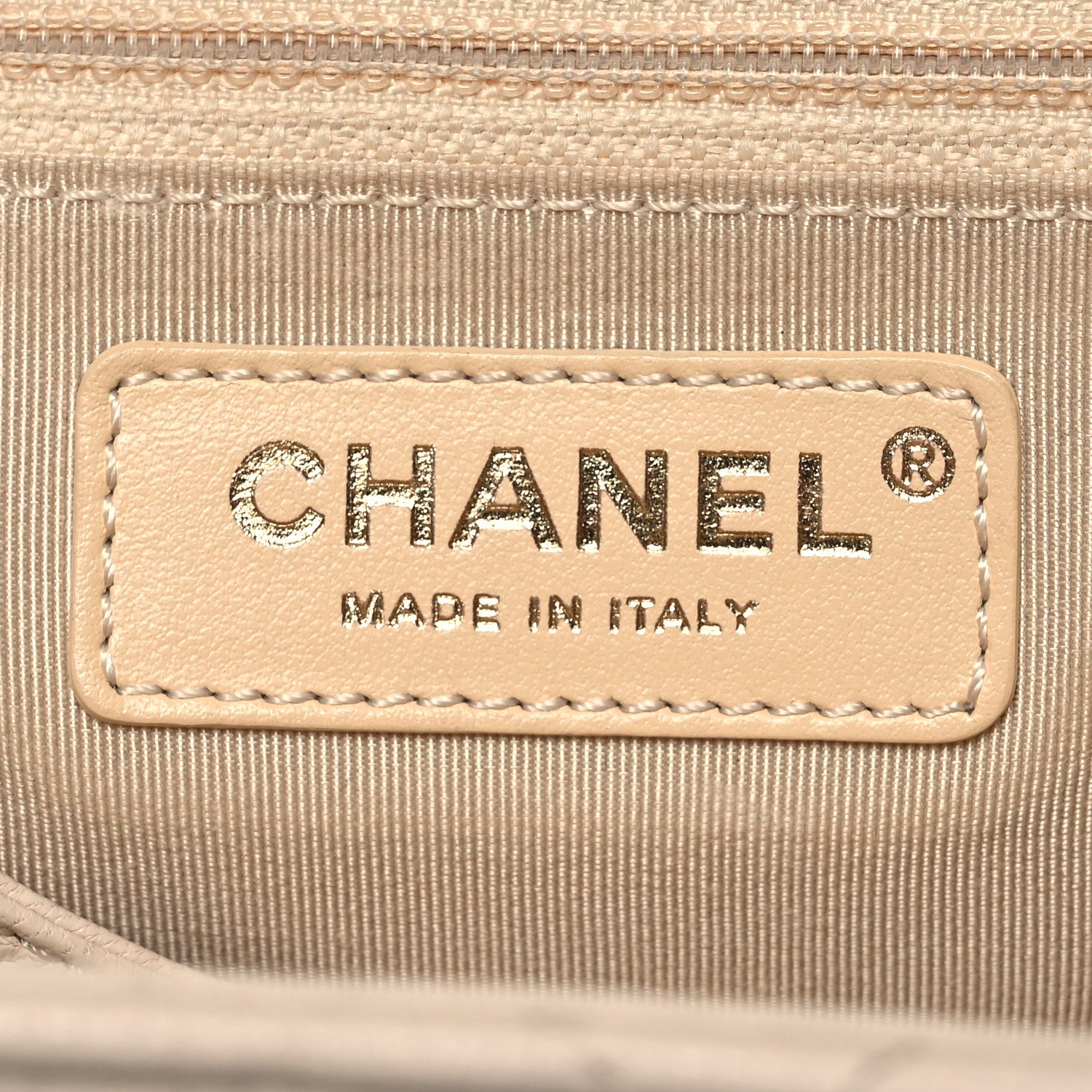 Chanel Goatskin Quilted Duma Drawstring Backpack Beige Black White 6 of 17