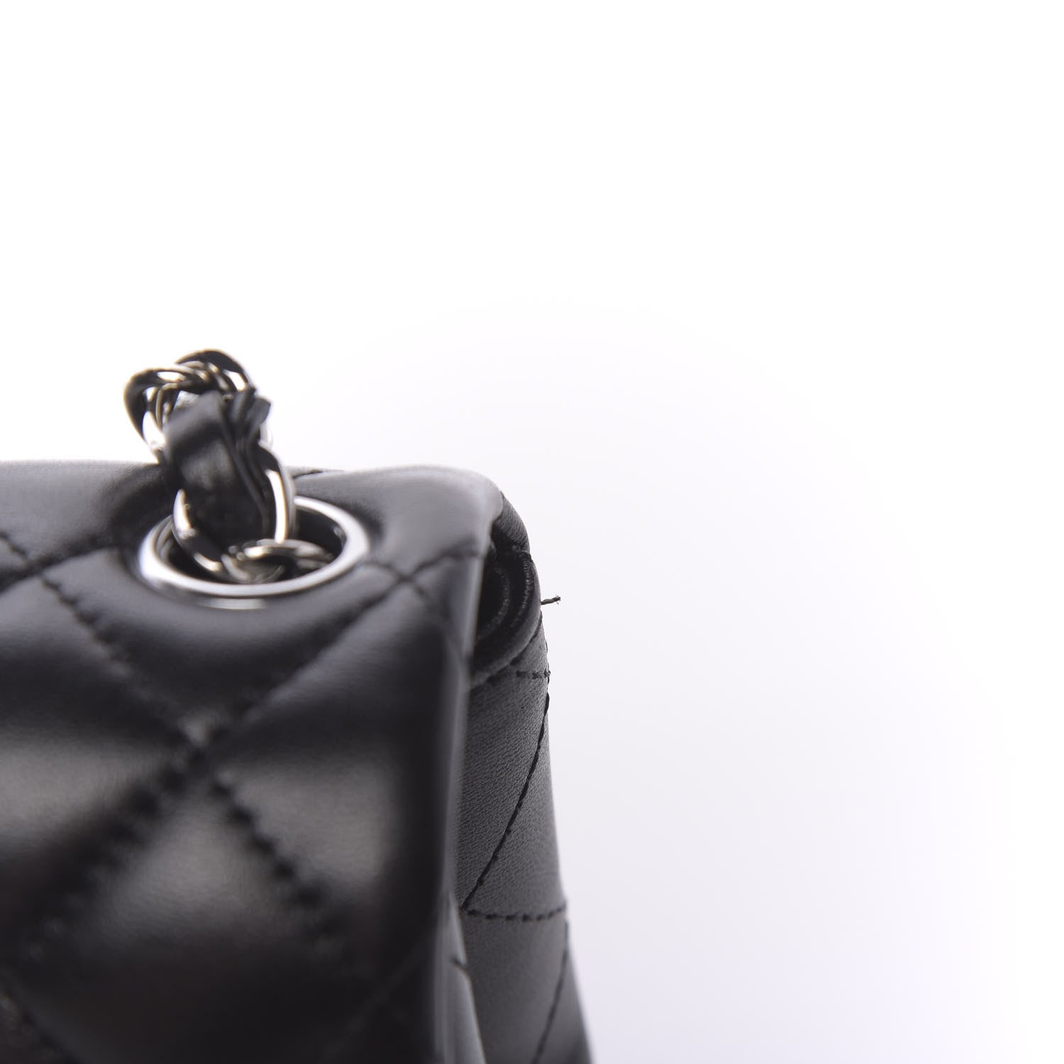 Chanel Lambskin Quilted Mini Square Flap Black 11 of 11