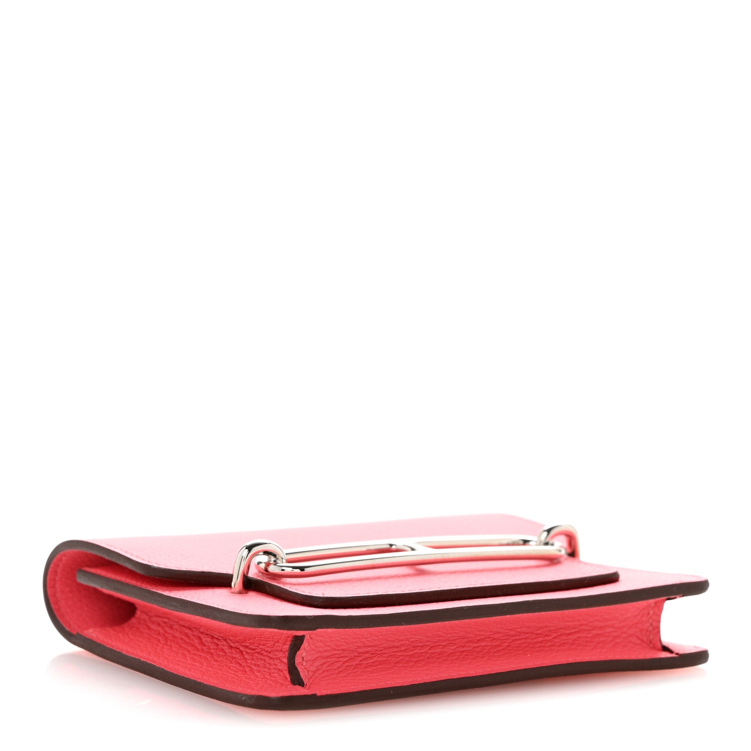 Hermes Chevre Mysore Roulis Slim Wallet Rose Azalee 5 of 10