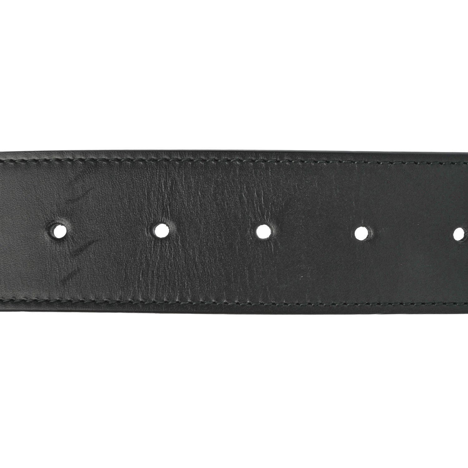 Gucci Nylon Calfskin Double G Web 40mm Belt 80 32 Green Red Black 3 of 5