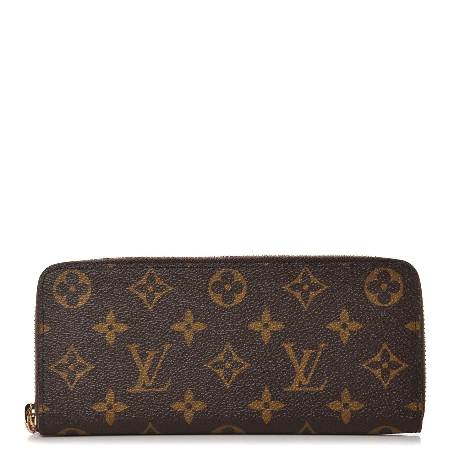 Monogram Clemence Wallet Rose Ballerine