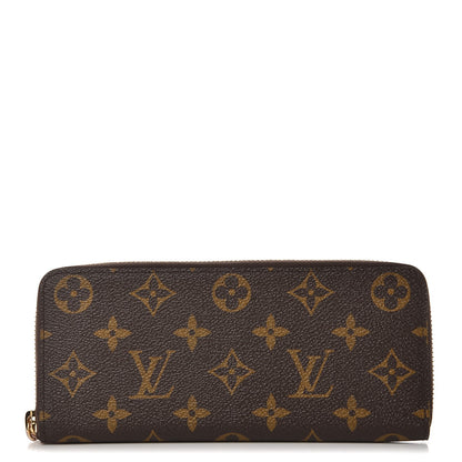 Louis Vuitton Monogram Clemence Wallet Rose Ballerine 1 of 7
