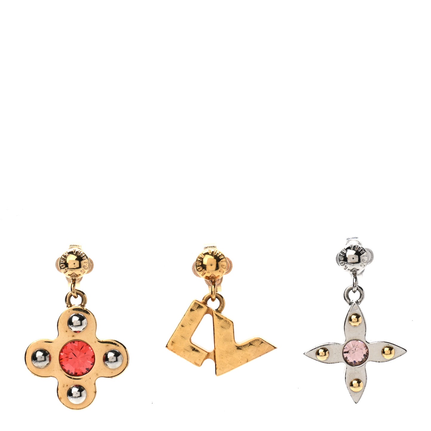 Swarovski Crystal Love Letters Earrings GM Set of 3