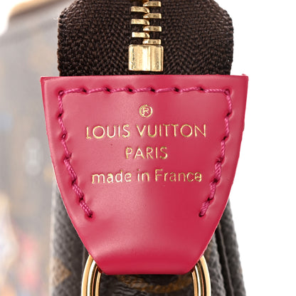Louis Vuitton Monogram 2020 Christmas Animation Roller Coaster Mini Pochette Accessories Pivoine 6 of 7