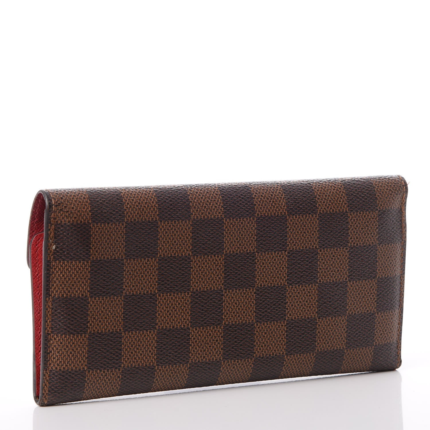 Louis Vuitton Damier Ebene Josephine Wallet Red 3 of 17