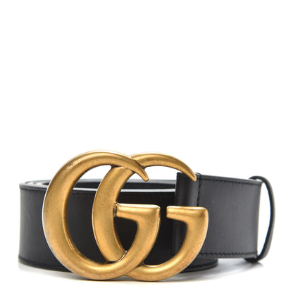 Gucci Calfskin Double G 40mm Belt 100 40 Black 1 of 5