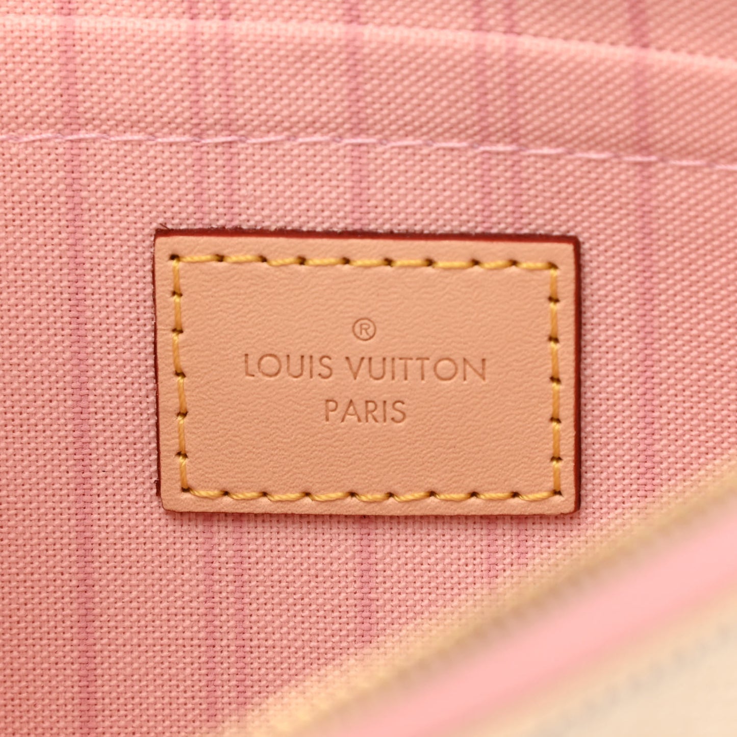 Damier Azur Neverfull MM GM Pochette Rose Ballerine