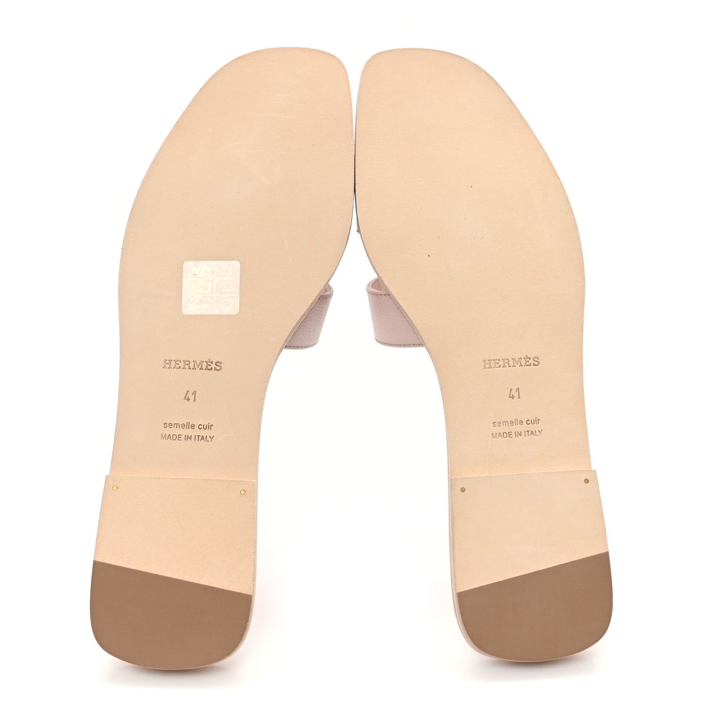 Epsom Oran Sandals 41 Rose Porcelaine