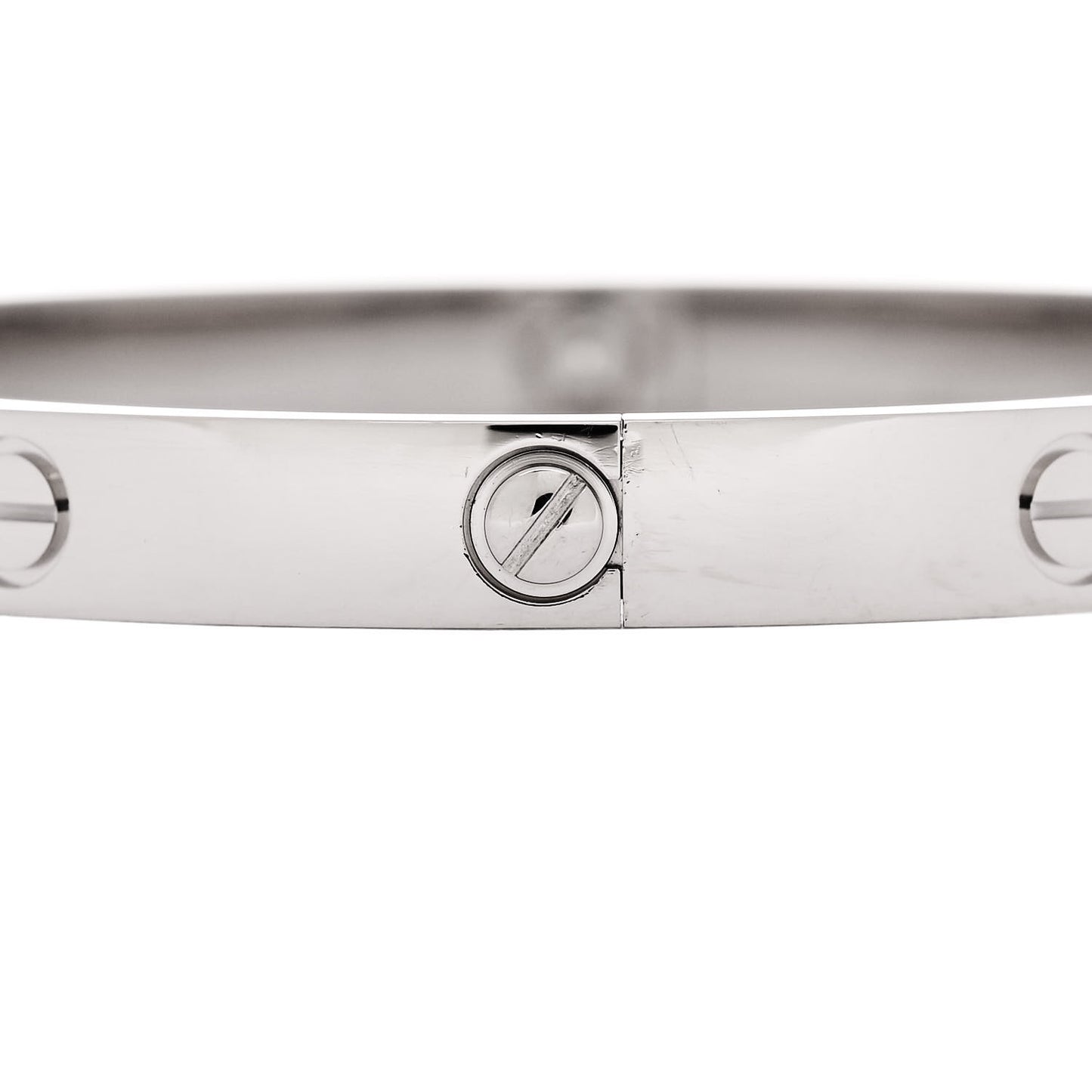 18K White Gold LOVE Bracelet 19