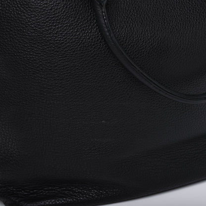 Prada Vitello Daino Side Zip Tote Black 20 of 25