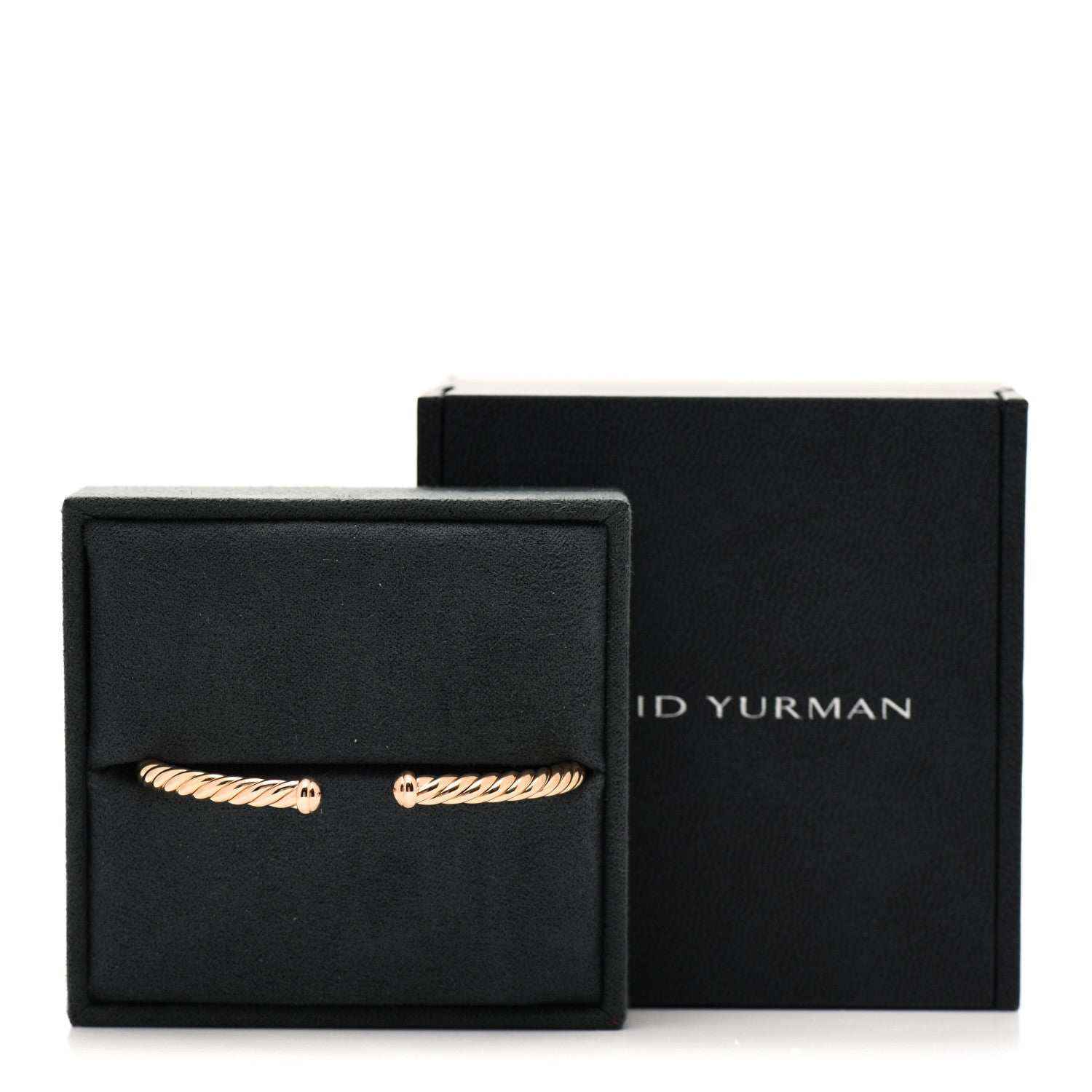 David Yurman 18K Rose Gold 4mm Cablespira Bracelet 4 of 4