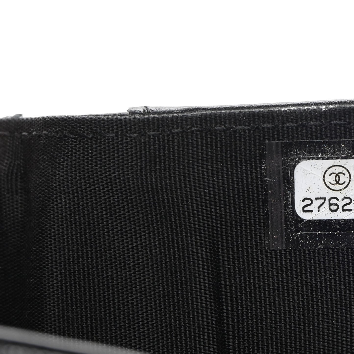 Caviar Quilted Small Boy Flap Wallet Black
