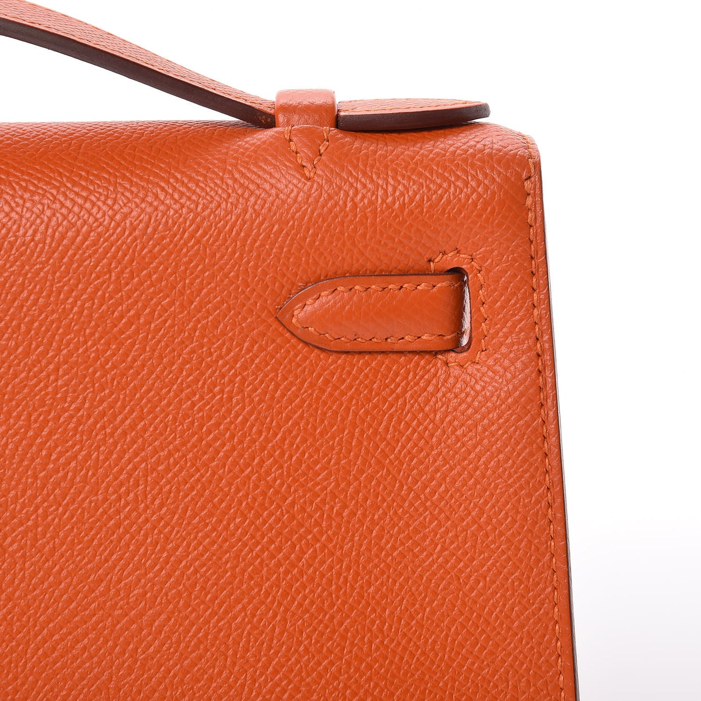 Epsom Kelly Pochette Clutch Feu