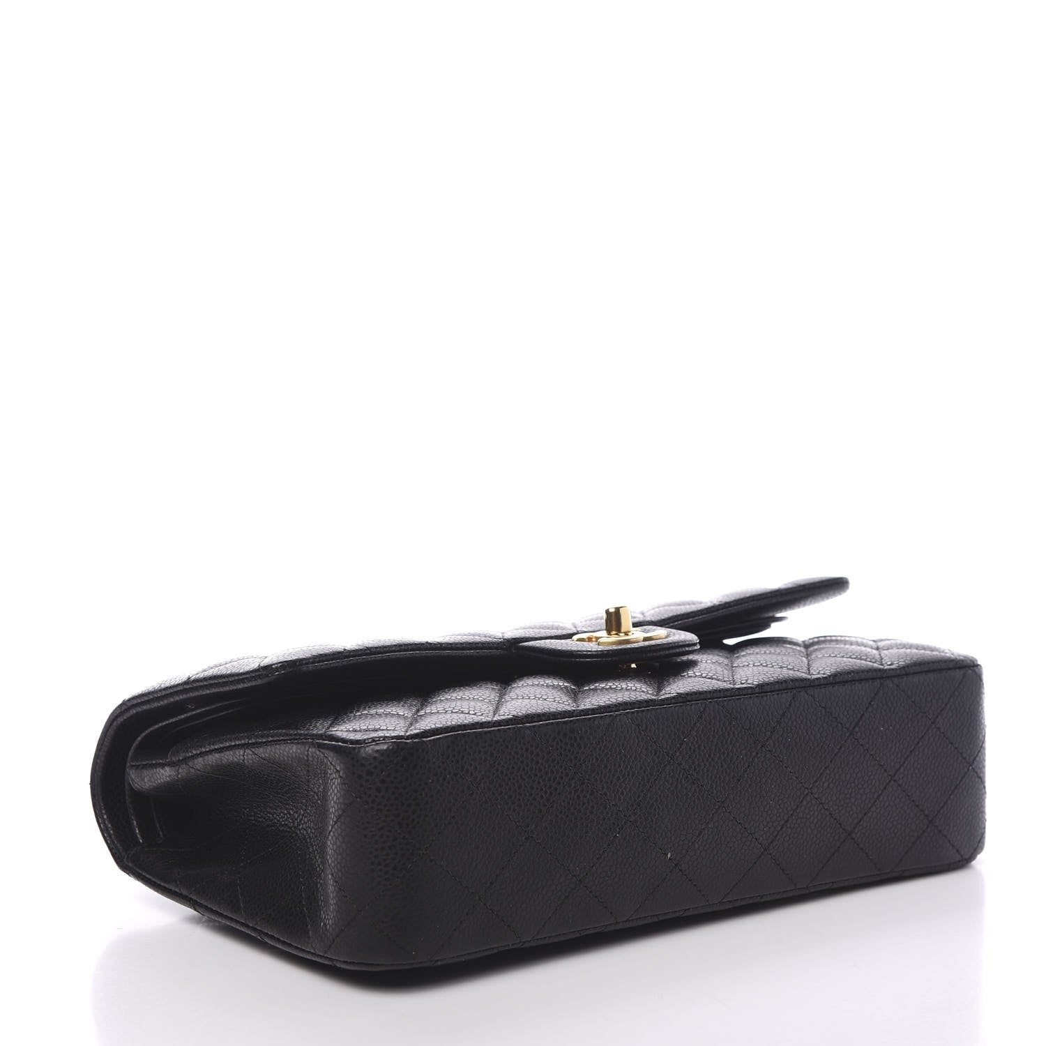 Chanel Caviar Quilted Medium Double Flap Black 3 of 10
