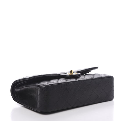 Chanel Caviar Quilted Medium Double Flap Black 3 of 10