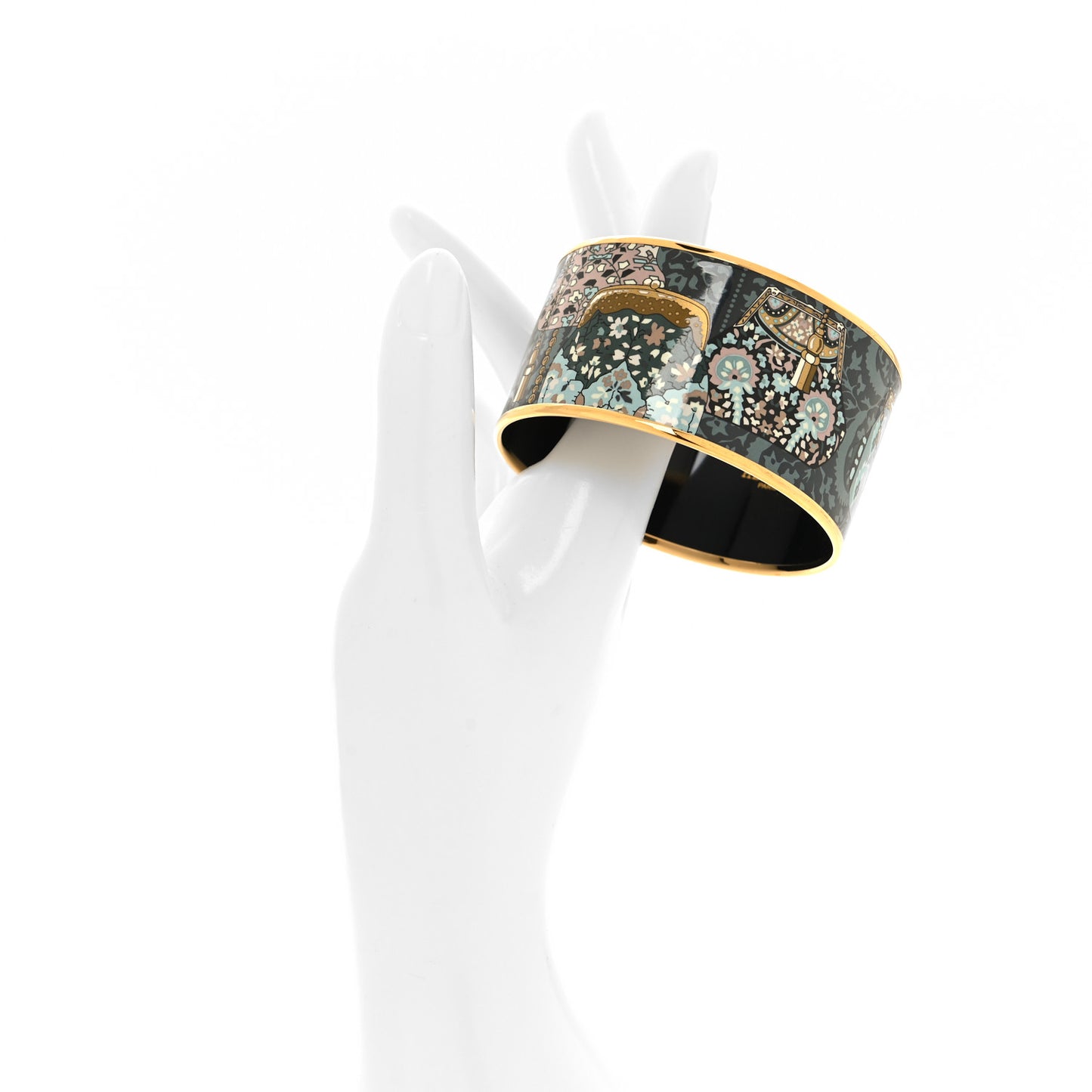 Enamel Printed Cachemire de Tamara Extra Wide Bracelet 65
