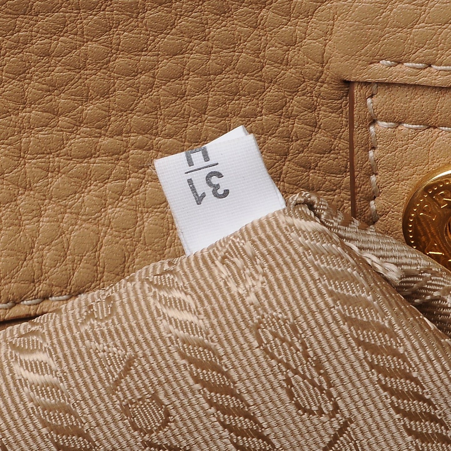 Vitello Daino Large Double Zip Tote Sughero