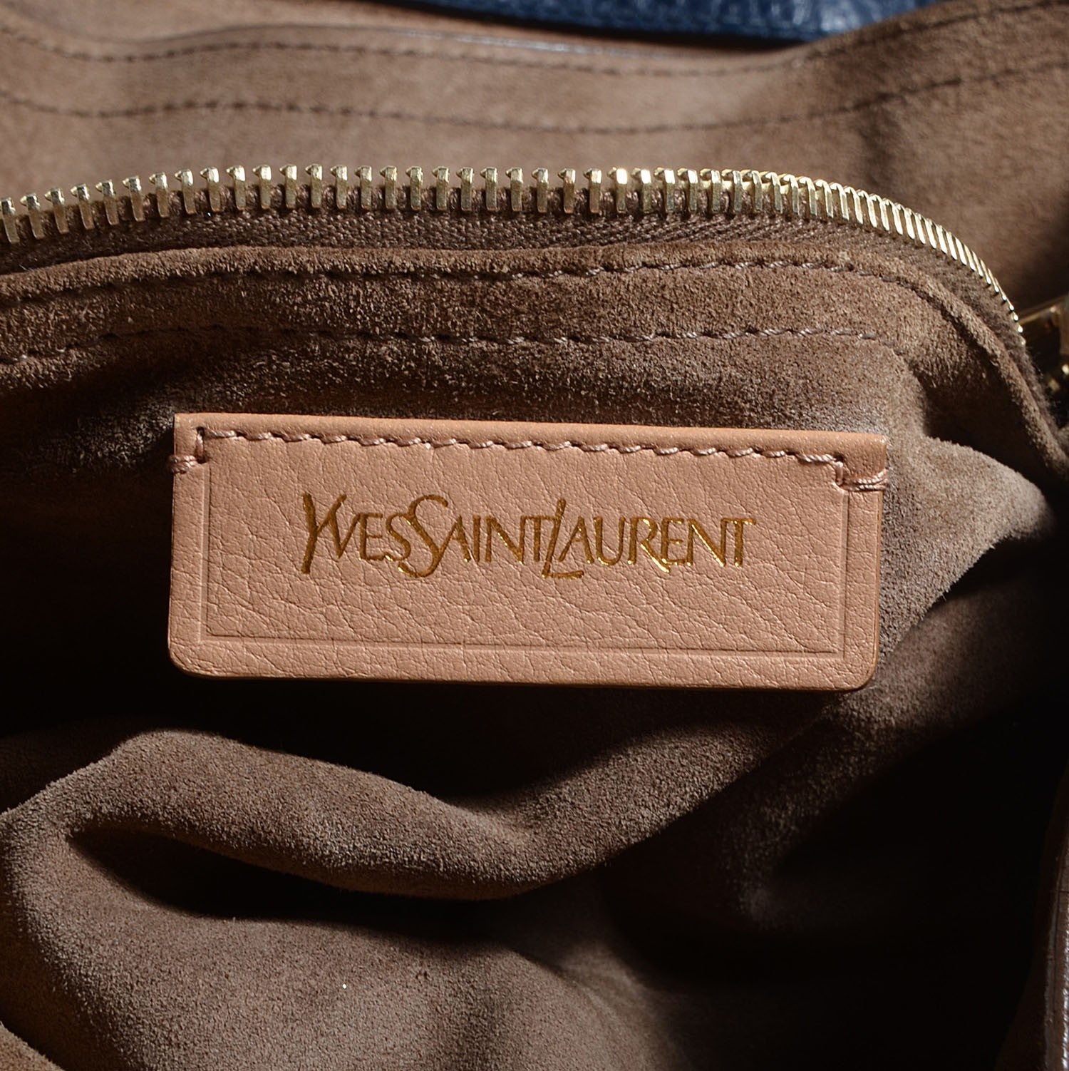 Saint Laurent Leather Medium Muse Two Pale Beige Pacific Blue Dark Green 6 of 8