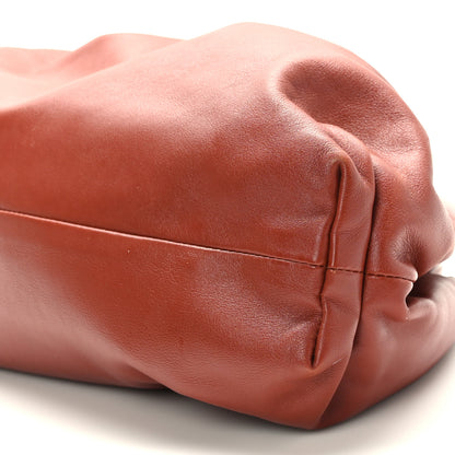 Bottega Veneta Smooth Butter Calf The Pouch Oversized Clutch Rust 8 of 8