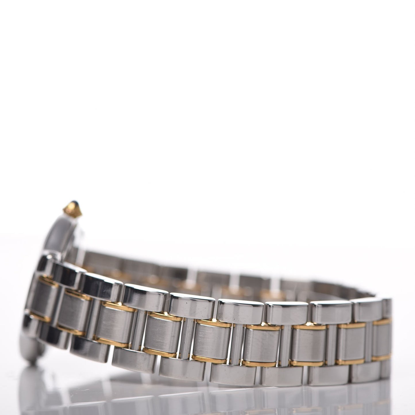 Stainless Steel 18K Yellow Gold 28mm Must De 21 Quartz Watch