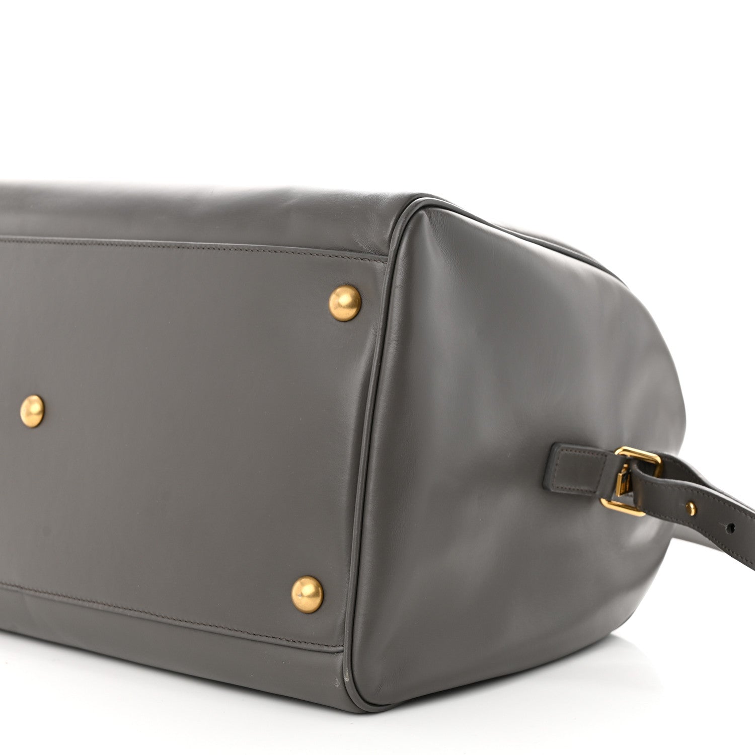 Saint Laurent Calfskin Classic Duffle 12 Earth 10 of 15