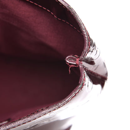 Louis Vuitton Vernis Wilshire GM Rouge Fauviste 17 of 25