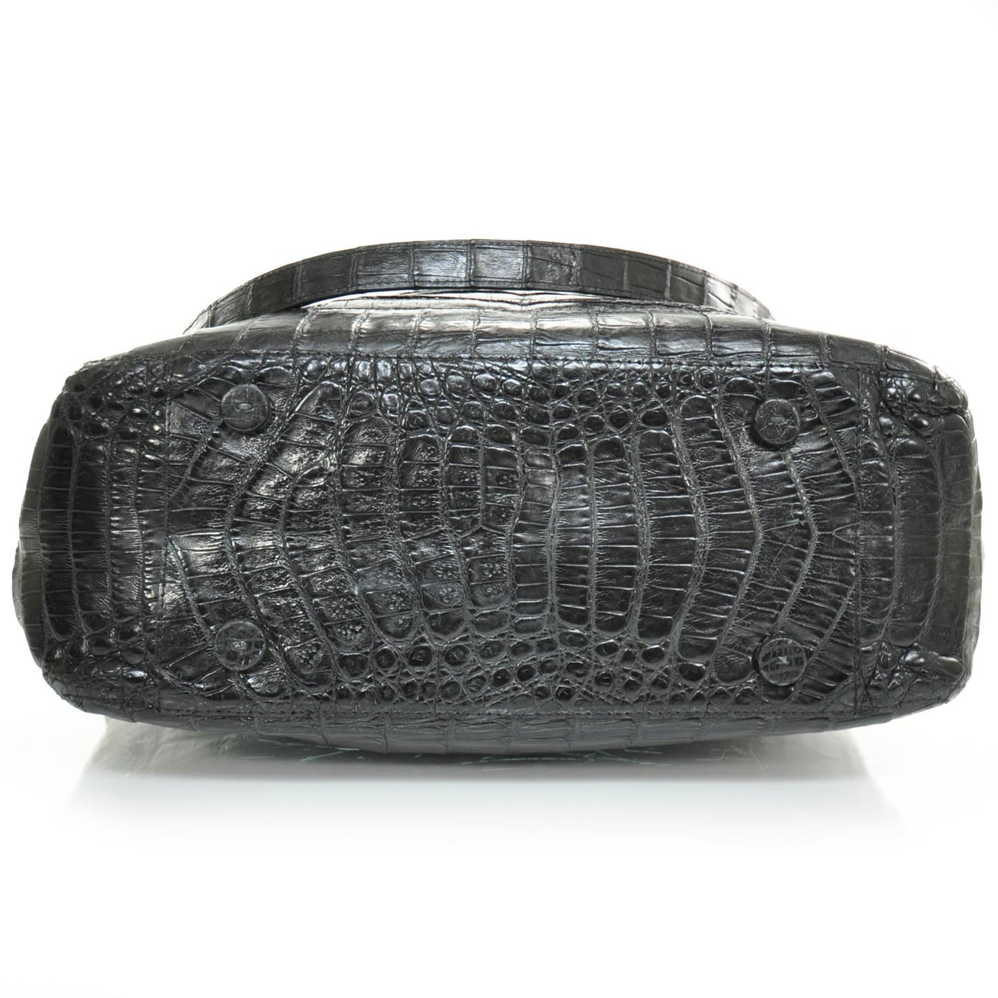 Crocodile Tote Black