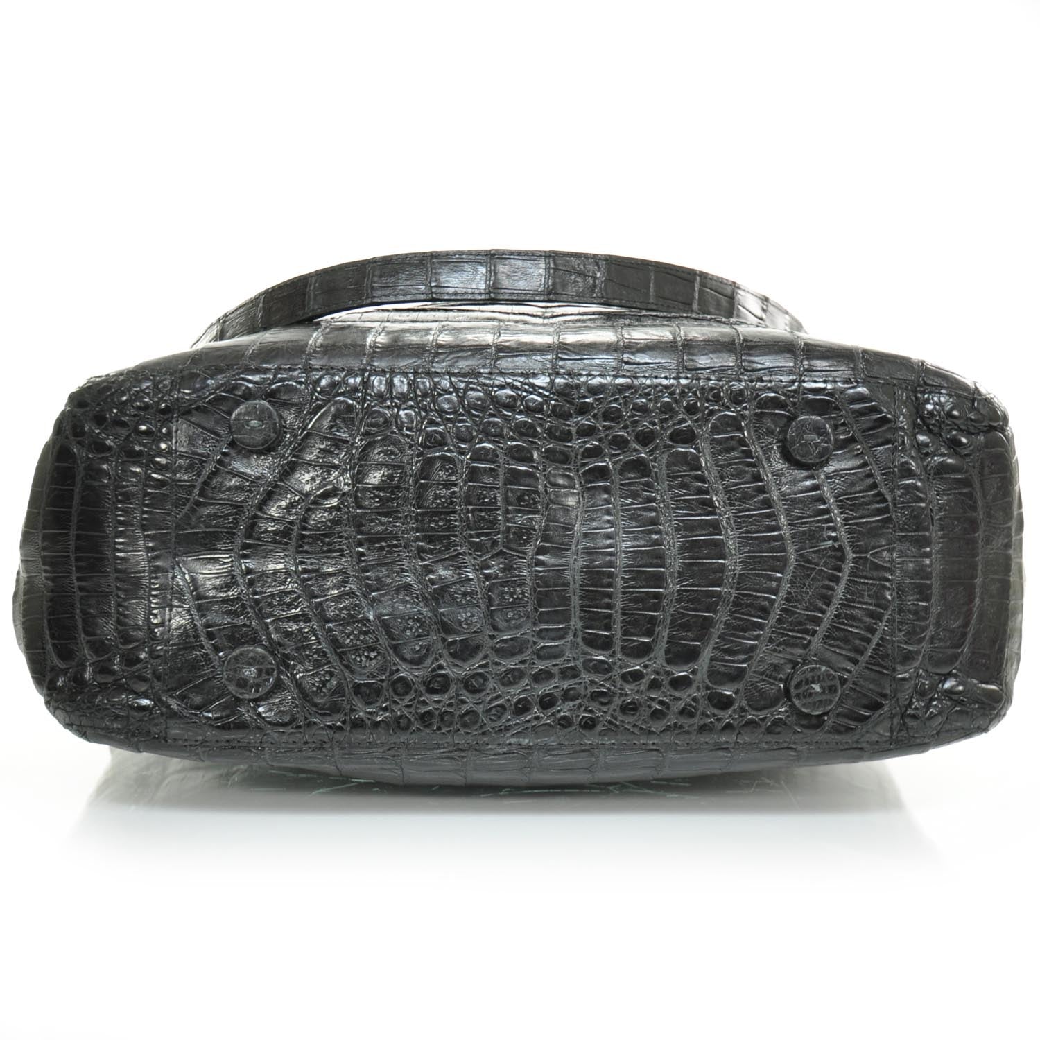 Nancy Gonzalez Crocodile Tote Black 5 of 8