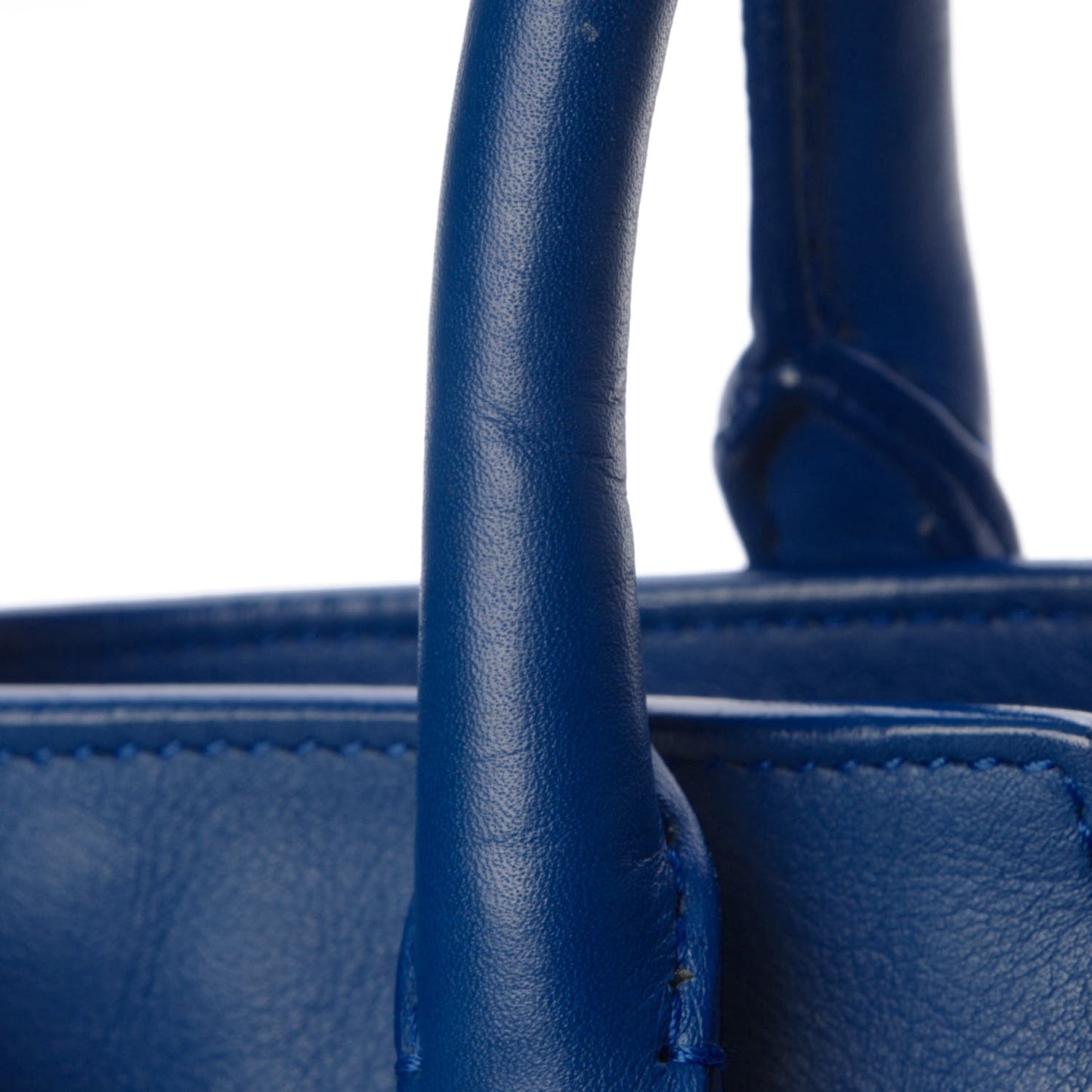 Calfskin Small Classic Y Cabas Royal Blue