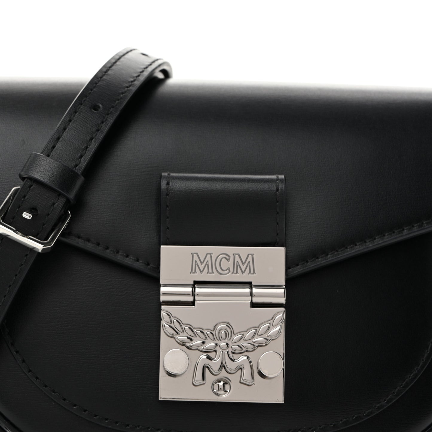 Calfskin Mini Patricia Belt Bag Black