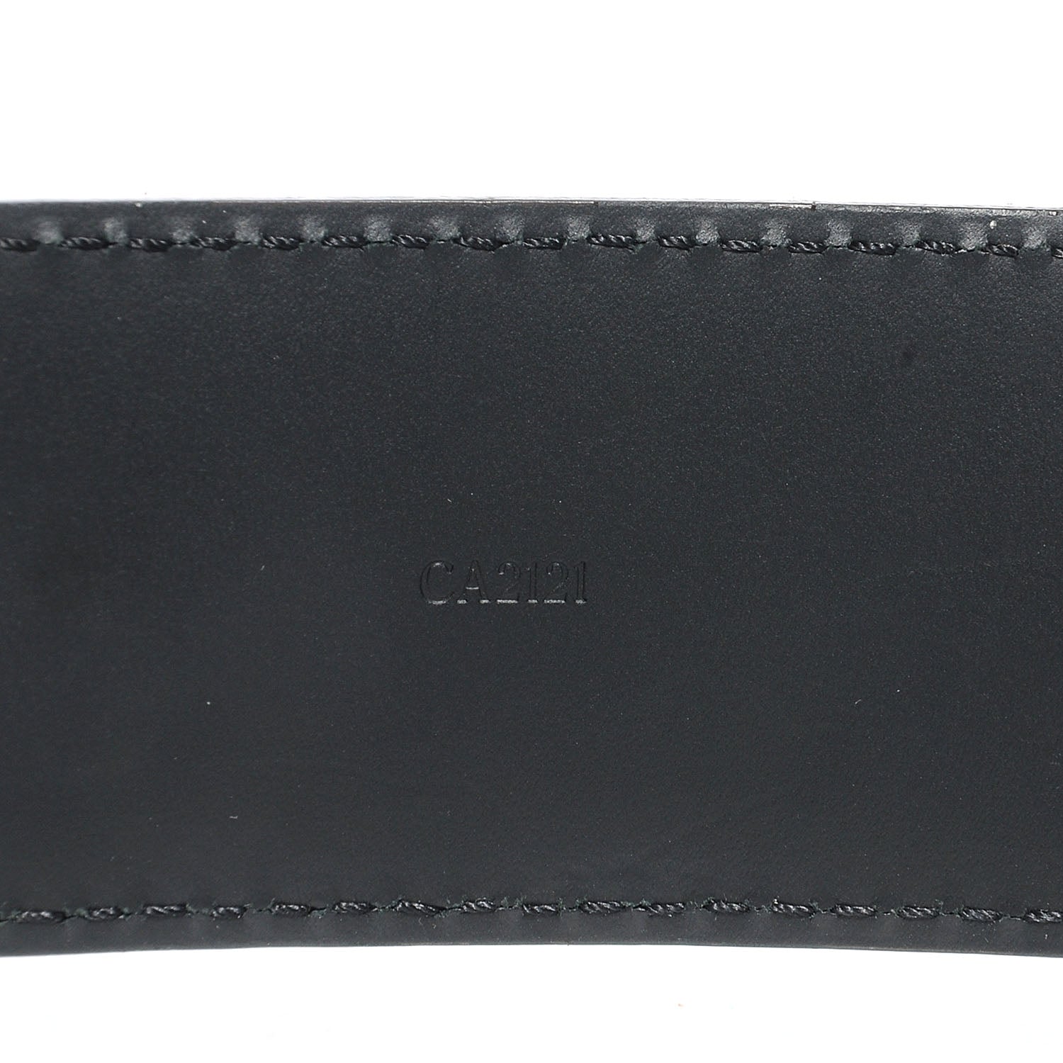 Louis Vuitton Suede Damier LV Initiales 40MM Belt 95 38 Moka 7 of 13