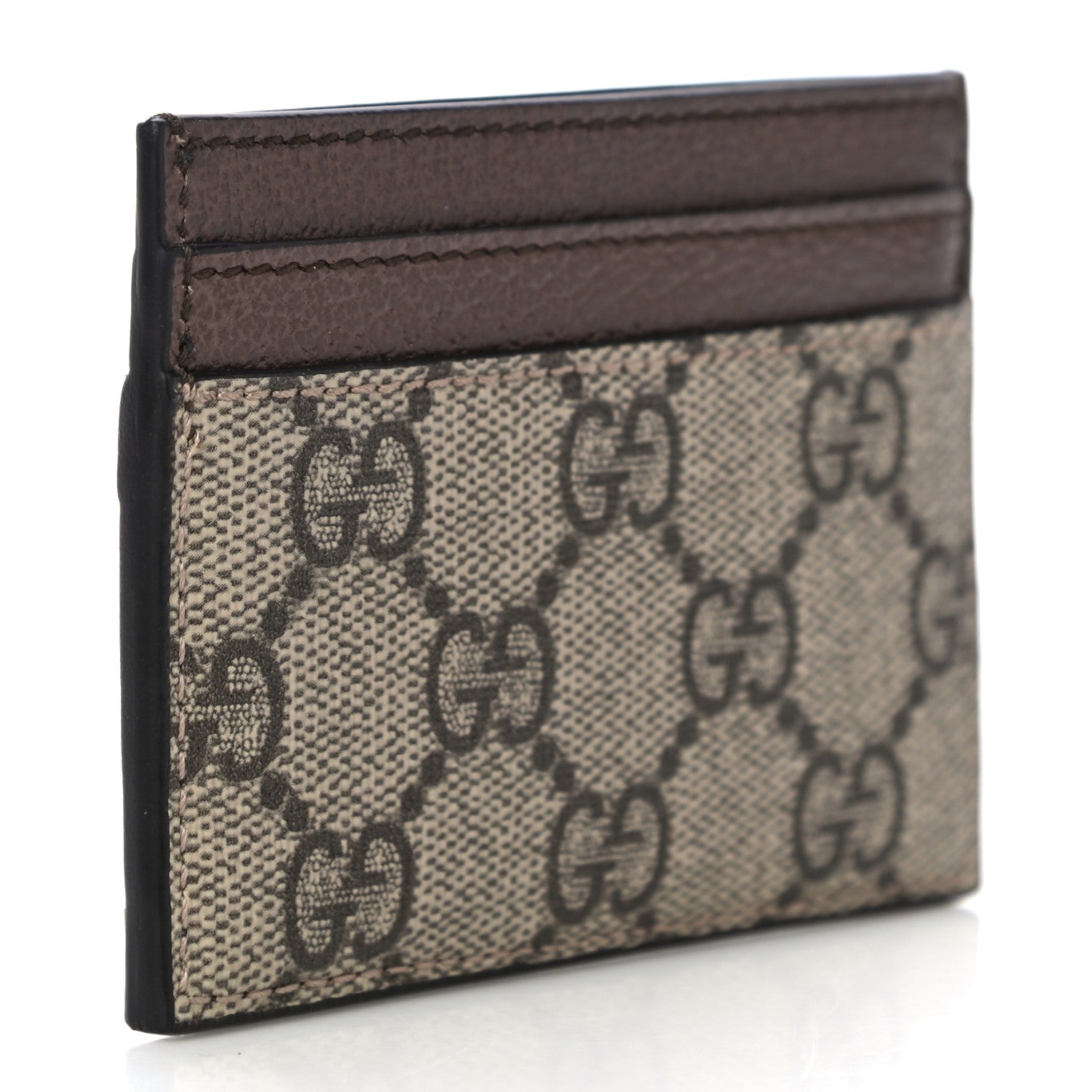 Gucci GG Supreme Monogram Ophidia Card Holder Brown 3 of 11