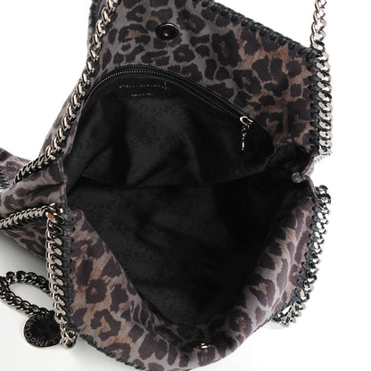 Stella McCartney Leopard Shaggy Deer Small Falabella Tote Grey 5 of 11